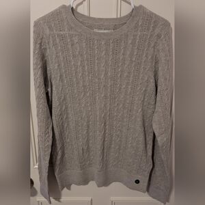 Abercrombie and Fitch Oatmeal Crew Knit Sweater